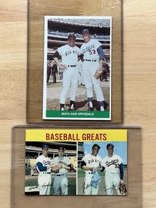 1964 Baseball Greats Koufax - Mays - Drysdale - Chance | 1984 TCMA oversize ⚾️ - Foto 1 di 5