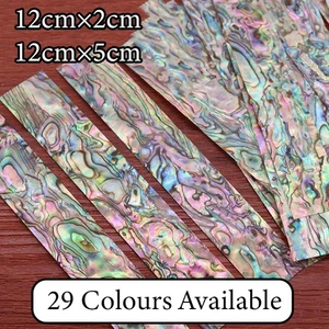 Artificially Coloured Shell Fragments Ultra-thin Plate Sheet 12cm×2cm 12cm×5cm - Picture 1 of 31