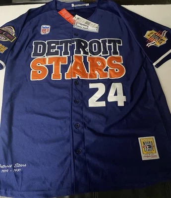 Tocado jersey vintage Detroit Stars NLBM talla 2XL Foto 1 de 4