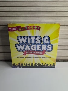WITS & WAGERS Deluxe Edition Party Game (Brand New | NIB | Factory Sealed) 2024 - Picture 1 of 6
