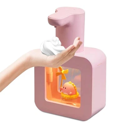Cute Automatic Foam Soap Dispenser for - Waterproof USB Rechargeable Hand-13.... - Image 1 of 4