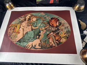 Ari Harpaz Numbered And Signed Litho Titled “Eve” - Picture 1 of 13