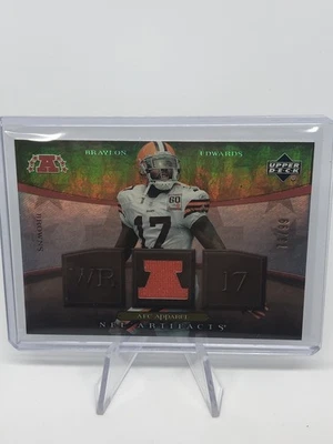 2007 Upper Deck Artifacts AFC Apparel Gold /99 Braylon Edwards #AFC-BE - Image 1 of 2