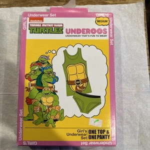 Teenage Mutant Ninja Turtles Girls Underoos Size Medium  - Picture 1 of 8