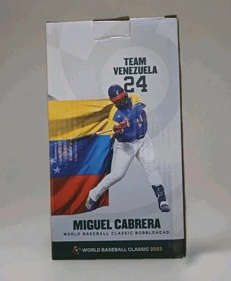 2023 WorldBaseballClassic WBC MIGUEL CABRERA Venezuela Bobblehead Detroit Tigers - Image 1 of 4
