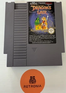Dragon’s Lair Nintendo Nes Game Cart PAL A UK Version mit Hülle gereinigt getestet - Bild 1 von 3