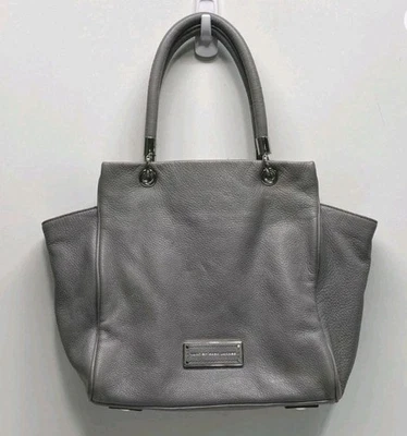 Marc By Marc Jacobs "Too Hot to Handle Bentley Tote" Gray Leather Shoulder Bag - Image 1 of 4