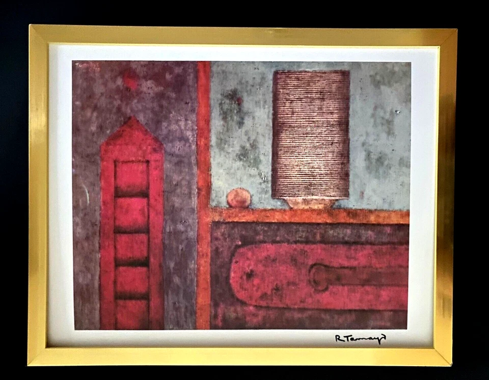RUFINO TAMAYO | 1983 LINDO ASSINADO + IMPRESSÃO COLORIDA + EDIÇÃO LIMITADA  - Imagem 1 de 3