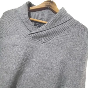 Marc Anthony Pullover Herrenpullover Schalkragenpullover Large grau langarm - Bild 1 von 8