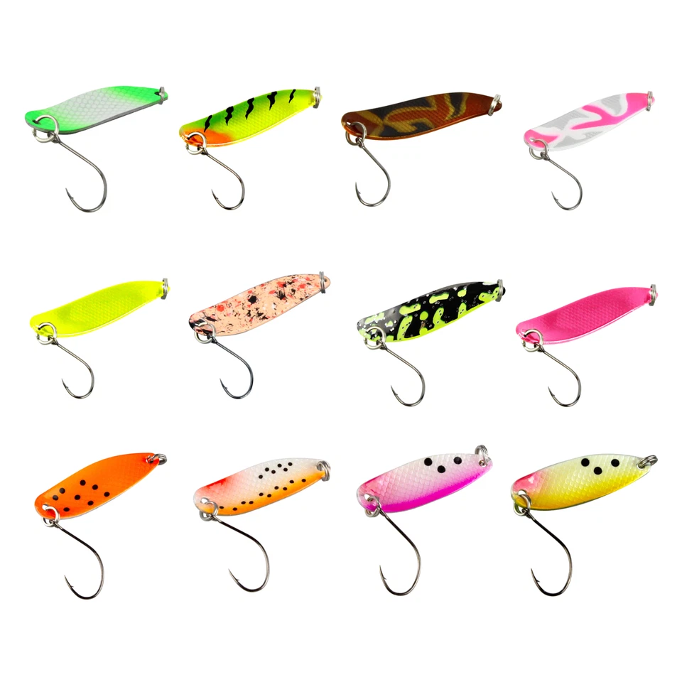 FTM Hammer Spoon 2,4g alle Farben Forellen UL Trout Köder Spoons - Bild 1 von 1