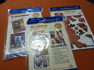 LOT 3 Hallmark, Scrapbooking Kit, SENIOR YEAR, FALL FAVORITES, GREAT OUTDOORS - Picture 1 of 7