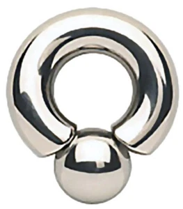 Monster Screwball Rings - Surgical Steel Prince Albert Piercing Jewelry - Picture 1 of 2