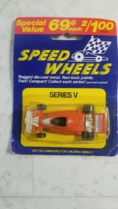 Vintage Speed Wheels Series V Plastic Orange Formula Racing Car Black Widow 22 - Picture 1 of 3