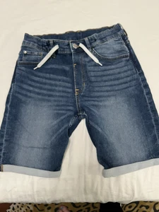 H&M Boys Pull On Denim Shorts Size 18 (fits 13-14 Years Old) - Picture 1 of 12
