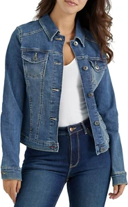 Authentics Women'S Stretch Denim Jacket - Picture 1 of 12