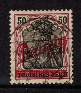 Danzig 39 sehr schön gestempelt geprüft Germania 50 Pfg (23578) - Picture 1 of 3