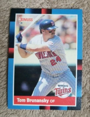 Tom Brunansky Minnesota Twins: Donruss 1988 #245 Baseball Card - Image 1 of 2