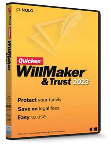 Quicken WillMaker and Trust Software 2023 for Windows/MAC NEW - Picture 1 of 1