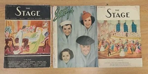 VTG Old Art Deco Stage Magazine After Dark Lot Of 3 - Picture 1 of 8