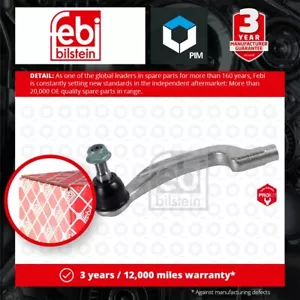 Tie / Track Rod End fits MERCEDES GLA180 X156 Left 1.6 1.5D 2014 on Joint Febi - Picture 1 of 2
