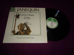 LP CLEMENT JANEQUIN / PHILIPPE CAILLARD / BATAILLE MARIGNAN CHANT OISEAUX/ ERATO - Imagen 1 de 1