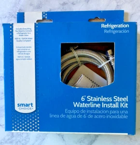 SmartChoice 72" (6 feet) Stainless Steel Fridge Waterline Install Kit NEW - Picture 1 of 4