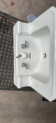 1935 Standard Porcelain Sink Cover