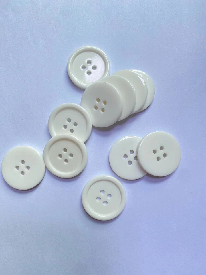 25mm 1" 30pcs 4-Holes Round Resin Sewing Clothes Buttons Diy Craft Sell Off - Image 1 of 1