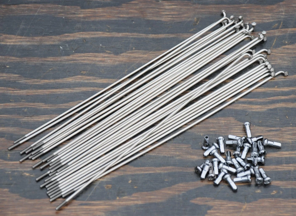 194mm Bicycle SPOKES NIPPLES Vintage Schwinn Krate Stingray Bike 5Sp Hub S-2 Rim - Image 1 of 1