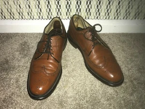Vintage London Walker Brown Leather Wingtip Oxfords Brogues Men's 10.5 or UK 9.5 - Picture 1 of 11