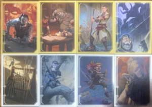 Pegatinas Panini Dungeon & Dragons Collectors Quest PLATA Y ORO PARALELOS - Imagen 1 de 125