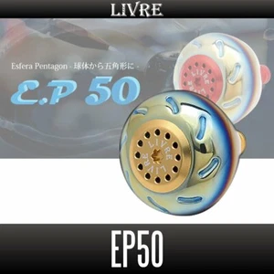 EP50 Custom Knob 1 for Shimano B Fire Gold LIVRE From Stylish anglers Japan - Picture 1 of 1