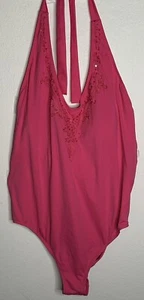 Newport News Full Cover One Piece Swimsuit Sz 22W W/ Separate Swim Skirt Set - Picture 1 of 9