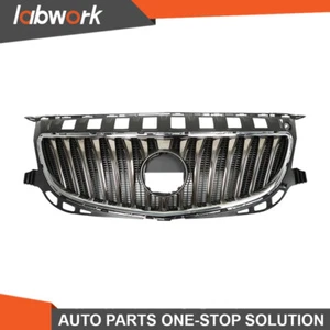 Labwork Front Bumper Upper Grille For 2015-2017 Buick Regal W/O GS Black&Chrome - Picture 1 of 18