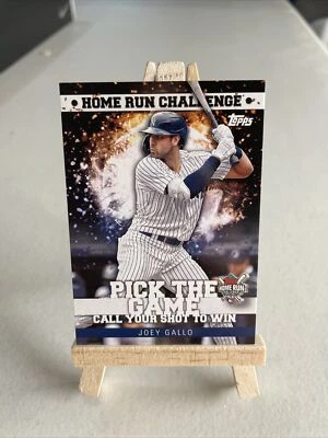 2022 Topps Series 1 Pick the Game Card #HRC-21 Joey Gallo Home Run Challenge - Image 1 of 4