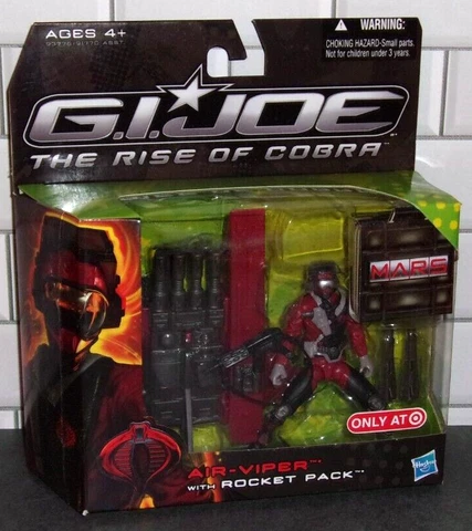GI Joe Rise of Cobra AIR-VIPER w/ ROCKET PACK 3.75" Action Figure Target Sealed Cover