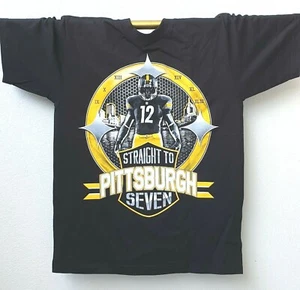 NFL Pittsburgh . Ultra Heavyweight American Style Hip Hop Tee (Large & XL Only) - Picture 1 of 2