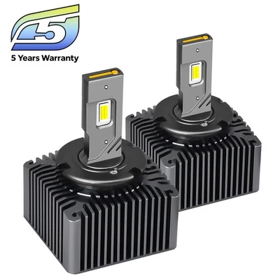 Pair D5S D5R LED Headlight Replace HID Xenon White For Audi A6 Quattro 2016-2018 - Изображение 1 из 4