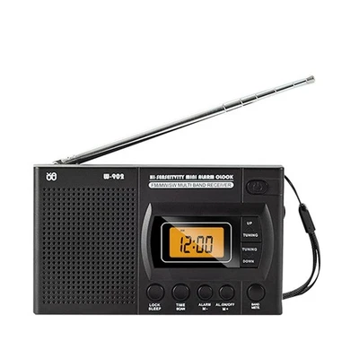 -LCD-Radio, Batteriebetrieben, Tragbar, AM/FM-Radio-Lautsprecher mit Telesk7466 - Bild 1 von 4