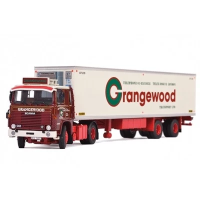 ,WSI, SCANIA 141 Con remolque frigorífico de 2 ejes GRANGEWOOD, 1/50, WSI01-2108 - Imagen 1 de 3