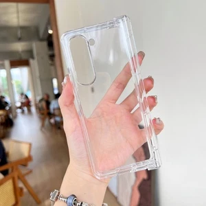 Rugged PC Clear Case For Samsung Galaxy Z Fold 6/7/5/4/3 Slim Cover Anti-Scratch - Picture 1 of 16