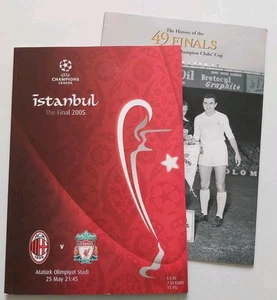LIVERPOOL v AC MILAN CHAMPIONS LEAGUE FINAL ISTANBUL 2005 PROGRAMME - Picture 1 of 8