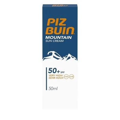 PIZZA BUIN Piz Buin Mountain Sun Cream, Sonnencreme, Sonnenschutz Wintersport, Hoher Schutz