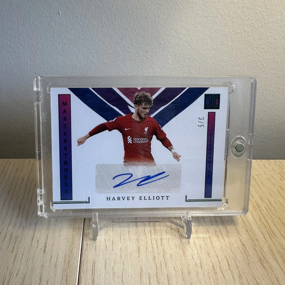 2022/23 Panini Impeccable Masterstrokes Harvey Elliott Auto /5 (Liverpool) - Image 1 of 2