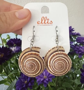 Beach Jewelry Seashell Summer Drop Earrings - Picture 1 of 2