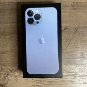 Original Apple iPhone 13 Pro Max Box ONLY Sierra Blue 512GB – No Phone/Acc - Picture 1 of 8