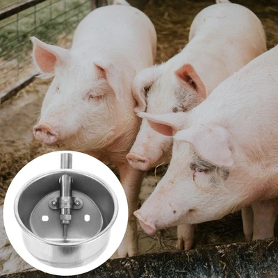  15 Cm Pig Water Feeder Drinking Bowl Ciotola Acqua D'acqua Automatica - Immagine 1 di 4