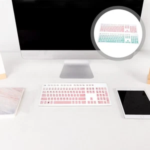 2PCS -Tastaturschutzschutzkompatibel für KB216D KB216T KM636 Tastaturhaut - Afbeelding 1 van 12