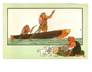 Chromo VOIR et SAVOIR. Marine série 6 n°2. Pirogue préhistorique - Picture 1 of 2