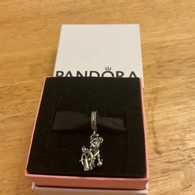 Disney Parks Steamboat Willie Mickey Pandora Charm - Image 1 of 4